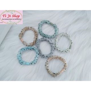 Cột tóc Scrunchies Nhỏ  Buộc Tóc Màu Pastel