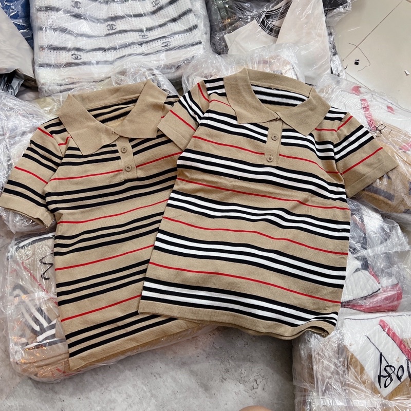 ÁO  LEN MÔNG TƠ GI PHỐI KE HAI MÀU .