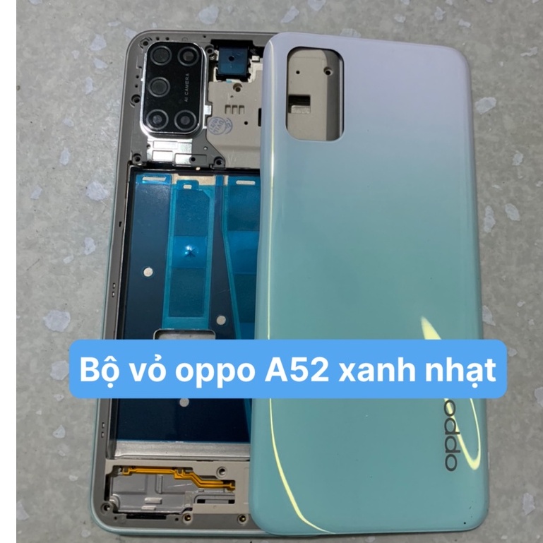 Bộ vỏ zin new Oppo A52 2020 / oppo A92 2020 dùng chung - ( gồm lưng, sườn, xương, phím âm lượng, kính camera )