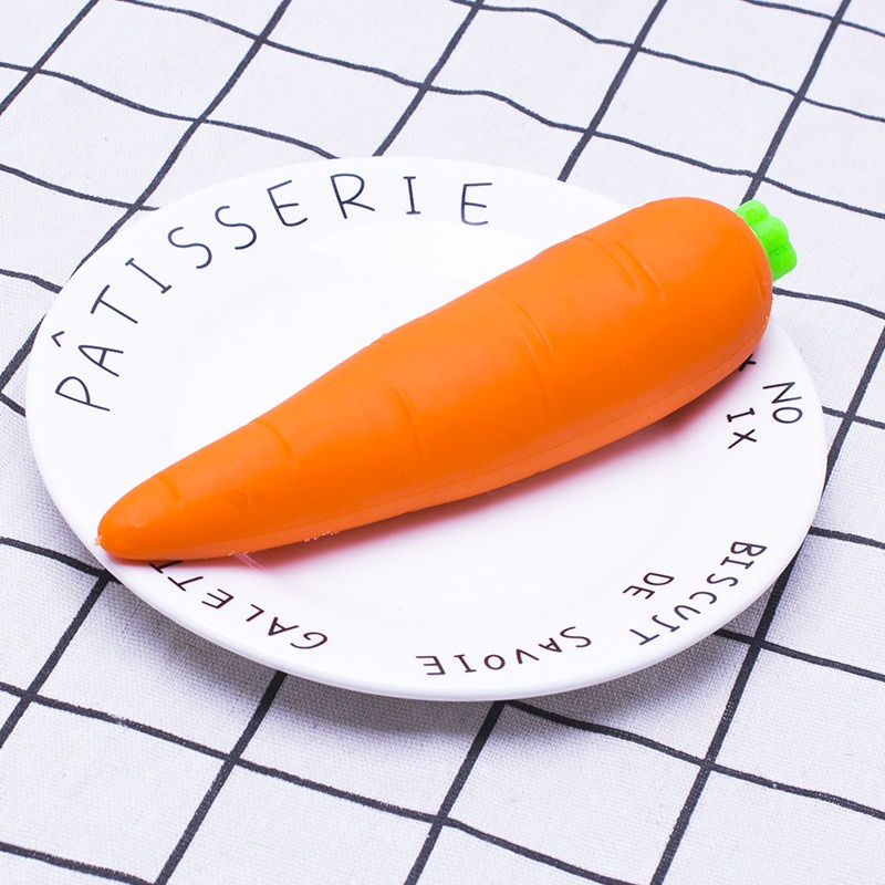 🔥HOT TREND🔥CỦ CÀ RỐT dẻo siêu kute-Squishy hình CỦ CÀ RỐT MÀU CAM kéo dài GUDETAMA mẫu mới 2021 ngộ nghĩnh đáng yêu