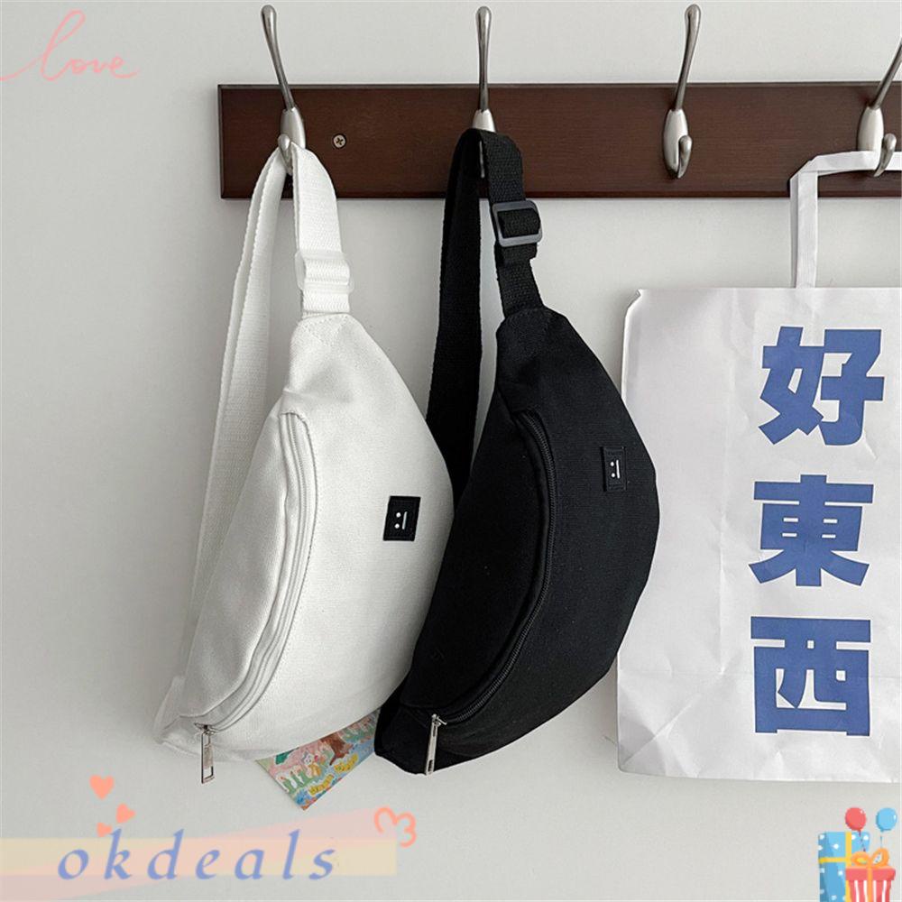 Túi Đeo Hông / Thắt Lưng Bằng Vải Bạt Thời Trang