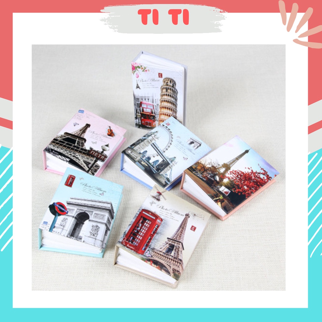 Album ảnh đẹp Vintage đựng được 100 ảnh 9x13 mẫu tháp