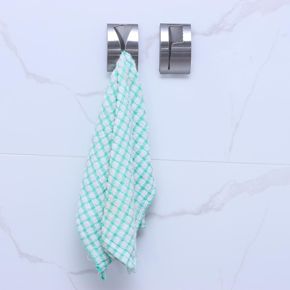 Móc Treo Khăn Gắn Tường Tiện Dụng Cho Nhà Bếp|Miếng Dán Trang Trí Phòng Tắm Tự Dính Tiện Lợi