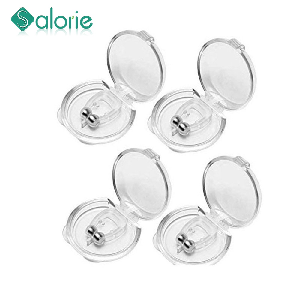 1 / 2 / 4 Dụng Cụ Silicone Kẹp Mũi Chống Ngáy Khi Ngủ