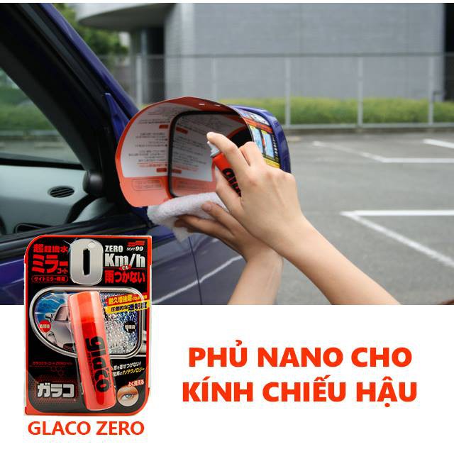Phủ nano kính chiếu hậu dạng xịt SOFT99 – Glaco Mirror Coat Zero