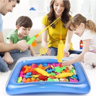 Bộ đồ chơi câu cá kèm phao size to cho bé.