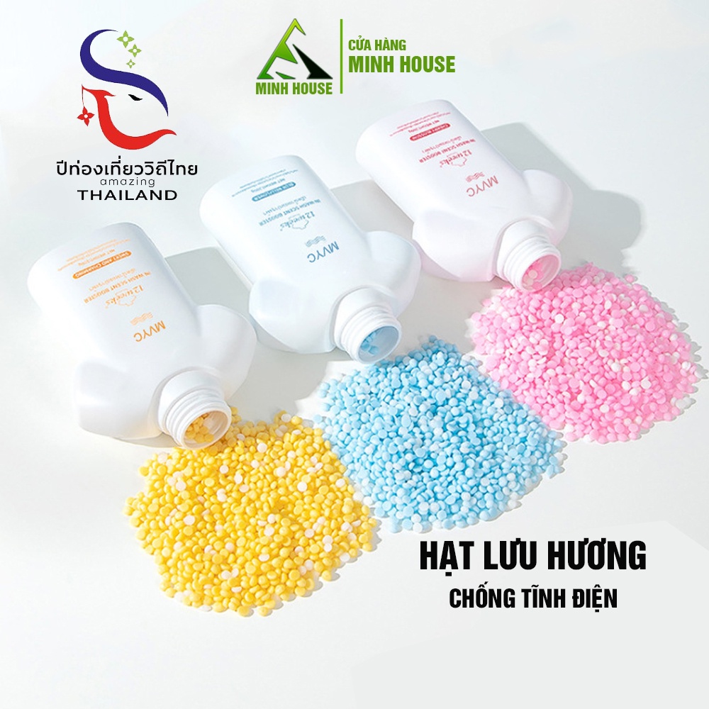 Hạt lưu hương, viên xả thơm quần áo tự nhiên dịu nhẹ Thái Lan Minh House
