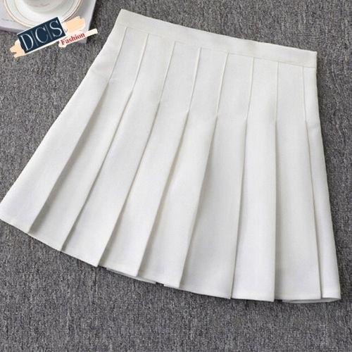 Chân Váy Xếp Ly Xưởng May DCS Dáng Xoè Chữ A Cạp Cao Tennis 03 Màu Basic Dễ Dàng Phối Đồ