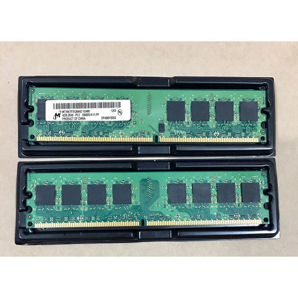 [RẺ VÔ ĐỊCH] Ram máy tính để bàn DDR3 4GB 2GB bus 1333 (Hãng ngẫu nhiên) samsung hynix kingston ... 95