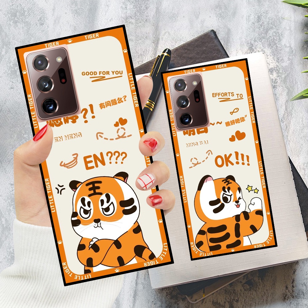 Ốp lưng Samsung Note 20 / Note 20 Ultra / Note 20 Ultra 5G  in hình cặp đôi doremon, hổ, khủng long dễ thương