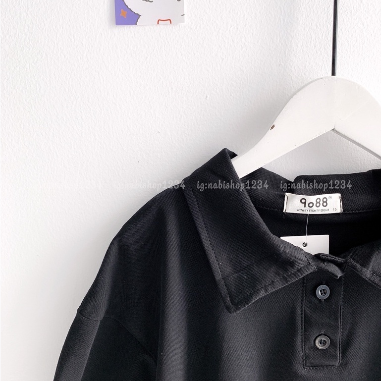Áo Polo Croptop Trơn Mã PC6 ( ẢNH THẬT )