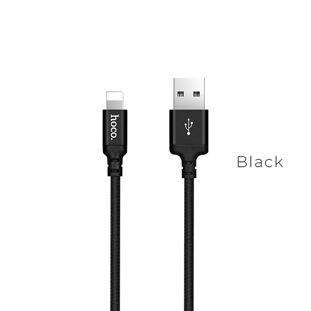 Cáp sạc iphone dây dù siêu bền hoco x14 chính hãng