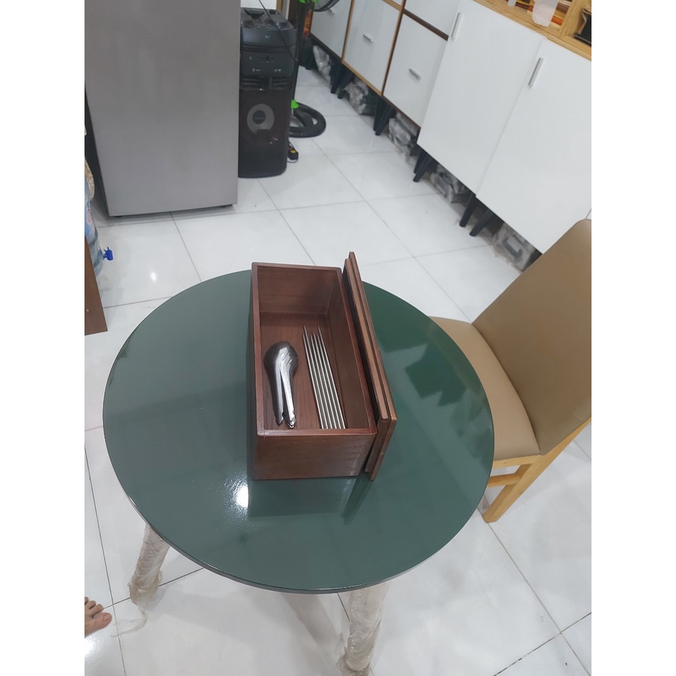 HỘP GỖ ĐA NĂNG HÌNH CHỮ NHẬT DÙNG ĐỰNG ĐỒ CHỐNG BỤI BẨN