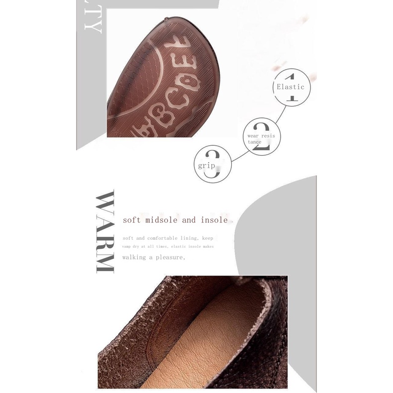 Giày Oxford Da Thật Đế Mềm Phong Cách retro Cho Nữ