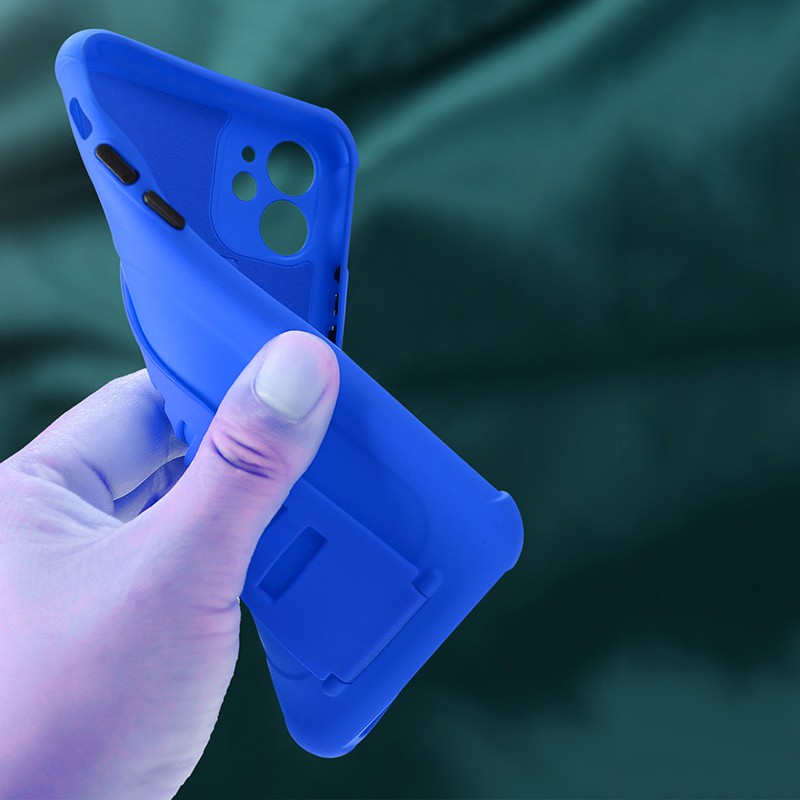 Ốp Điện Thoại Silicon Dẻo Màu Sắc Ngọt Ngào Kèm Dây Đeo Tay Tiện Dụng Cho iPhone 11 Pro XS Max SE 2020 6 6s 7 8 Plus X XR