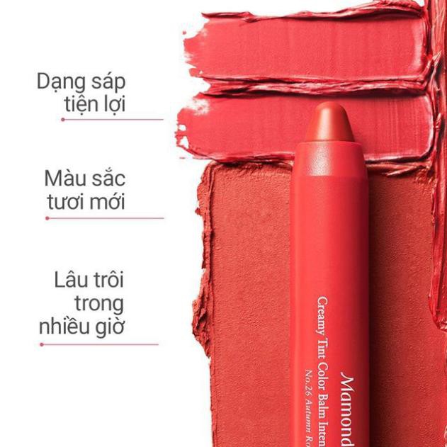 ✅ (HÀNG CHUẨN AUTHENTIC) Son Bút Chì Mamonde Creamy Tint Color Balm Intense #20 Red Apple