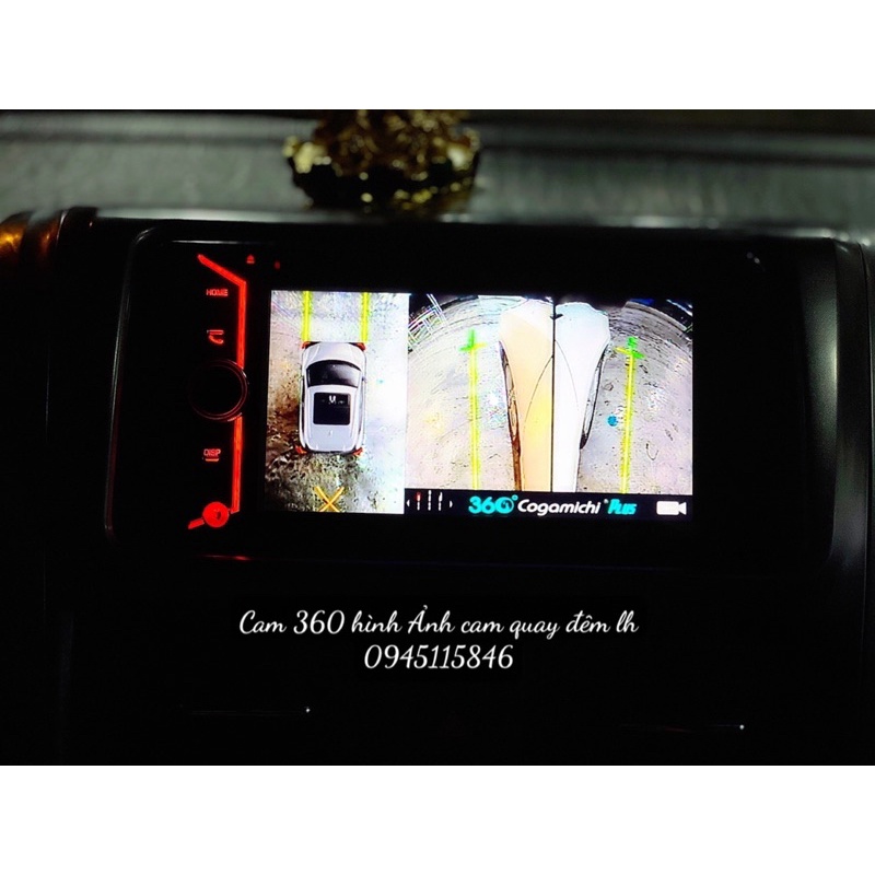 Camera 360 độ dùng chung cho xe hơi.