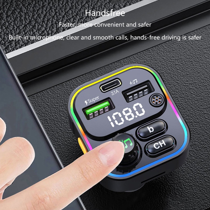 Máy Nghe Nhạc MP3 Không Dây Cho Xe Hơi Hỗ Trợ MP3 / WMA / APE / FLAC / WAV