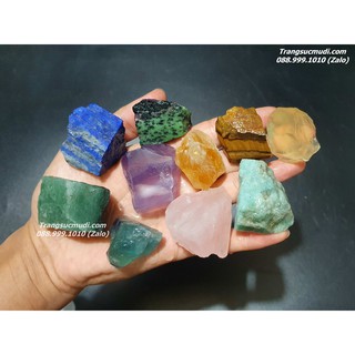 Đá tự nhiên thanh tẩy bài tarot đủ màu loại đẹp