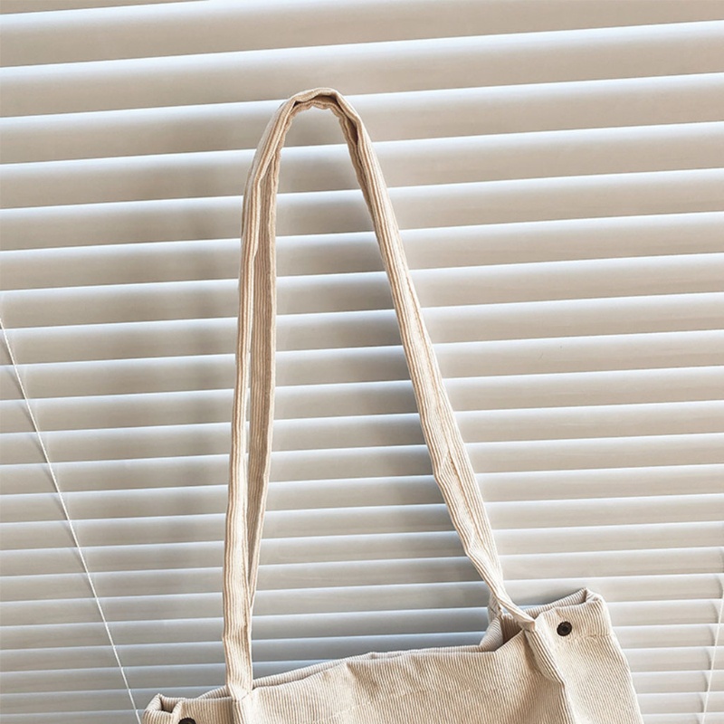 Túi Xách Tay Nữ Khoác Vai Bằng Vải Nhung Kẻ Thời Trang