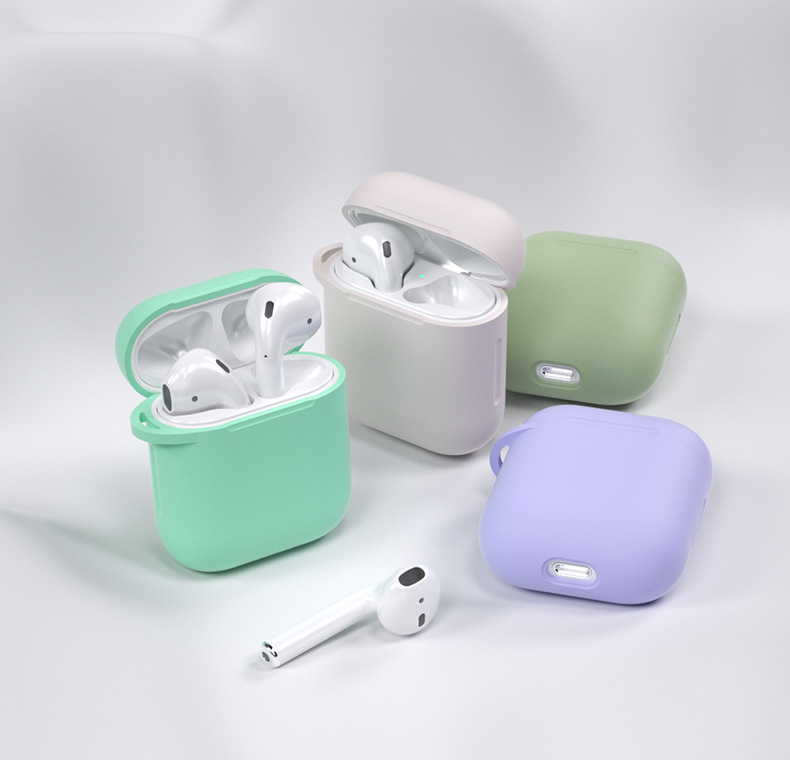 Ốp Đựng Bảo Vệ Hộp Sạc Tai Nghe Airpods 1 / 2 Tws I9S I10 I11 I12 I13