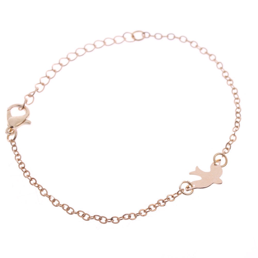 Vòng Tay Đôi Hình Chim Hồng Hạc HHTJP5