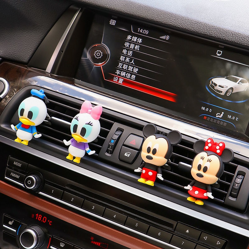 Phụ Kiện Khuếch Tán Nước Hoa Trên Xe Hơi Hình Chuột Mickey Dễ Thương Sáng Tạo