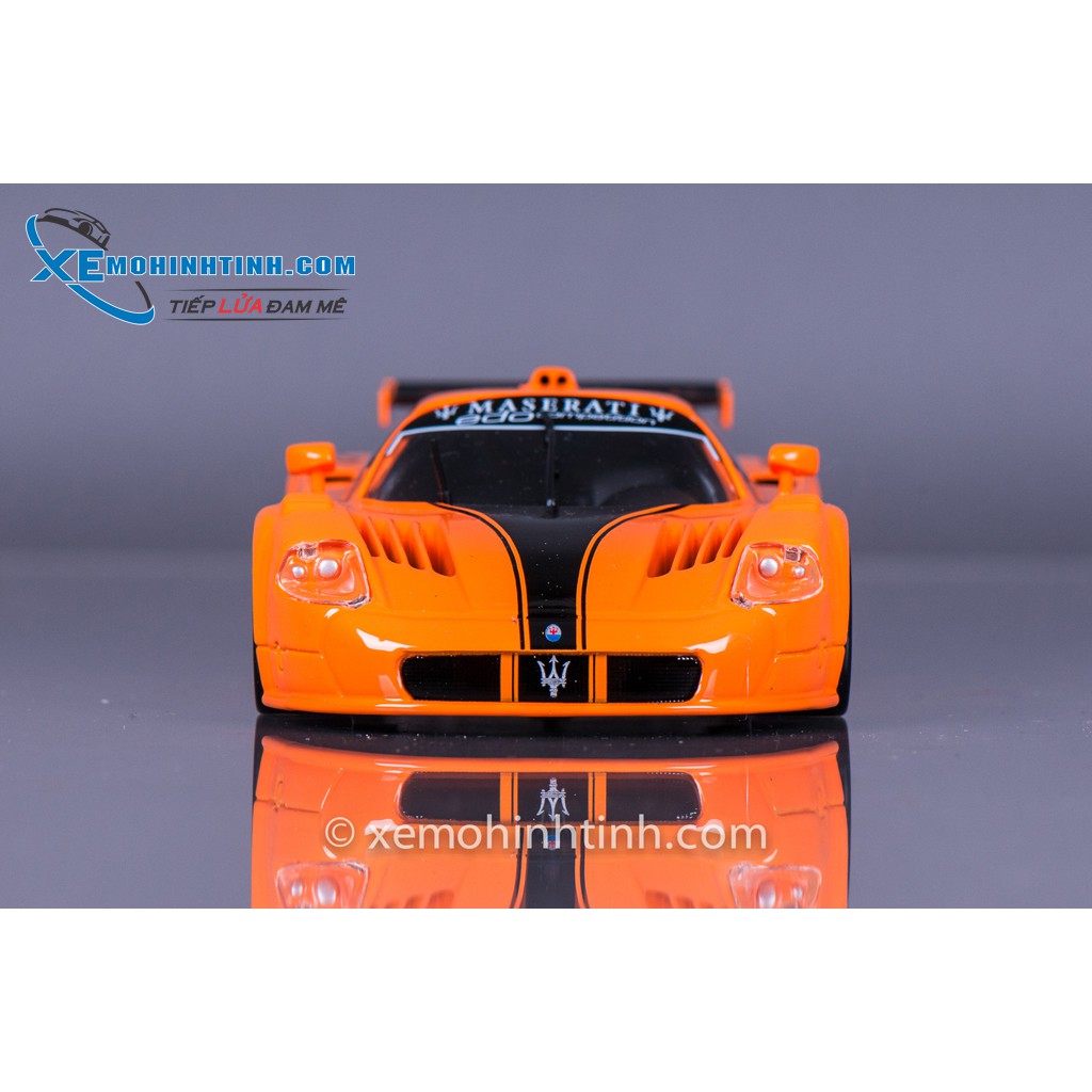 Xe Mô Hình Maserati Mc12 1:24 Bburago (Cam)