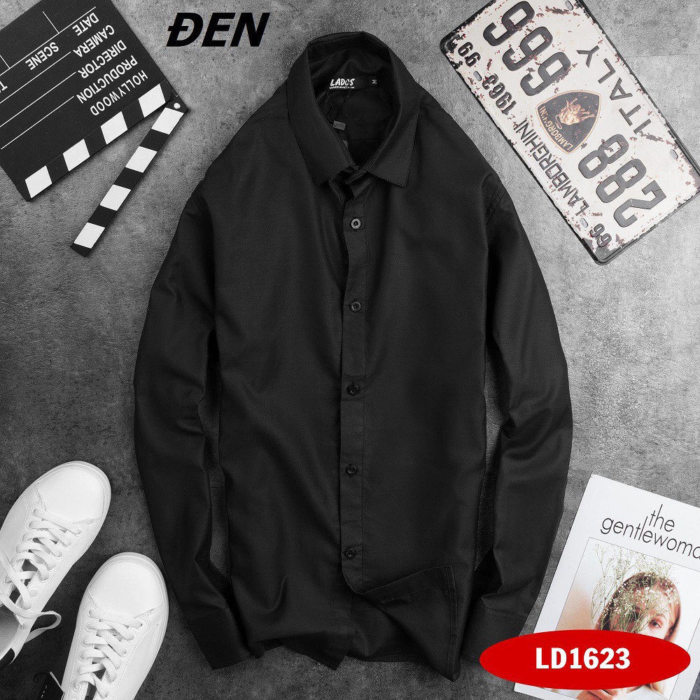 Áo sơ mi nam dài tay - 4Lucky - 1623, chất kate đẹp | BigBuy360 - bigbuy360.vn