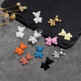 Set Charm Gấu Đính Móng