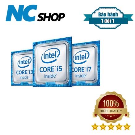 5 TEM LOGO INTEL CORE I3 I5 I7