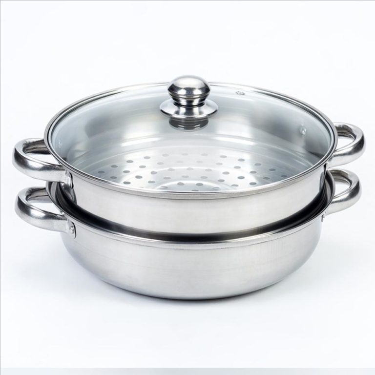 Nồi Lẫu Hấp, Xửng Hấp 2 Tầng Size 28cm