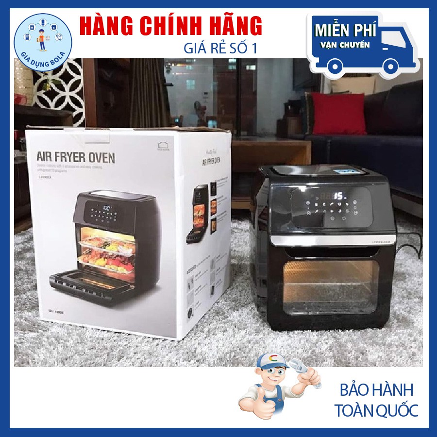 Nồi Chiên Không Dầu Lock&Lock EJF696BLK (12 lít) - Bảo hành 12 tháng