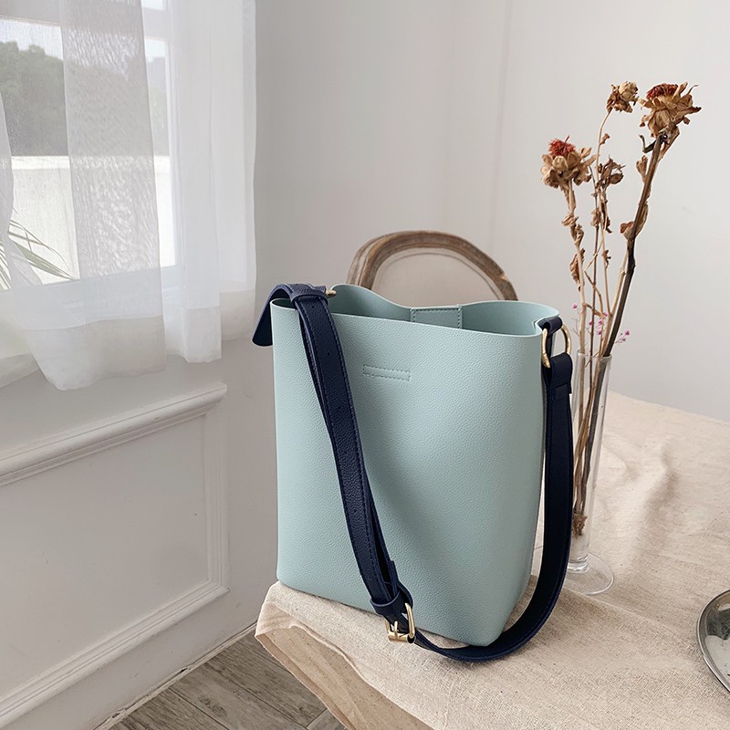 Túi tote sần da mềm cực xinh P034