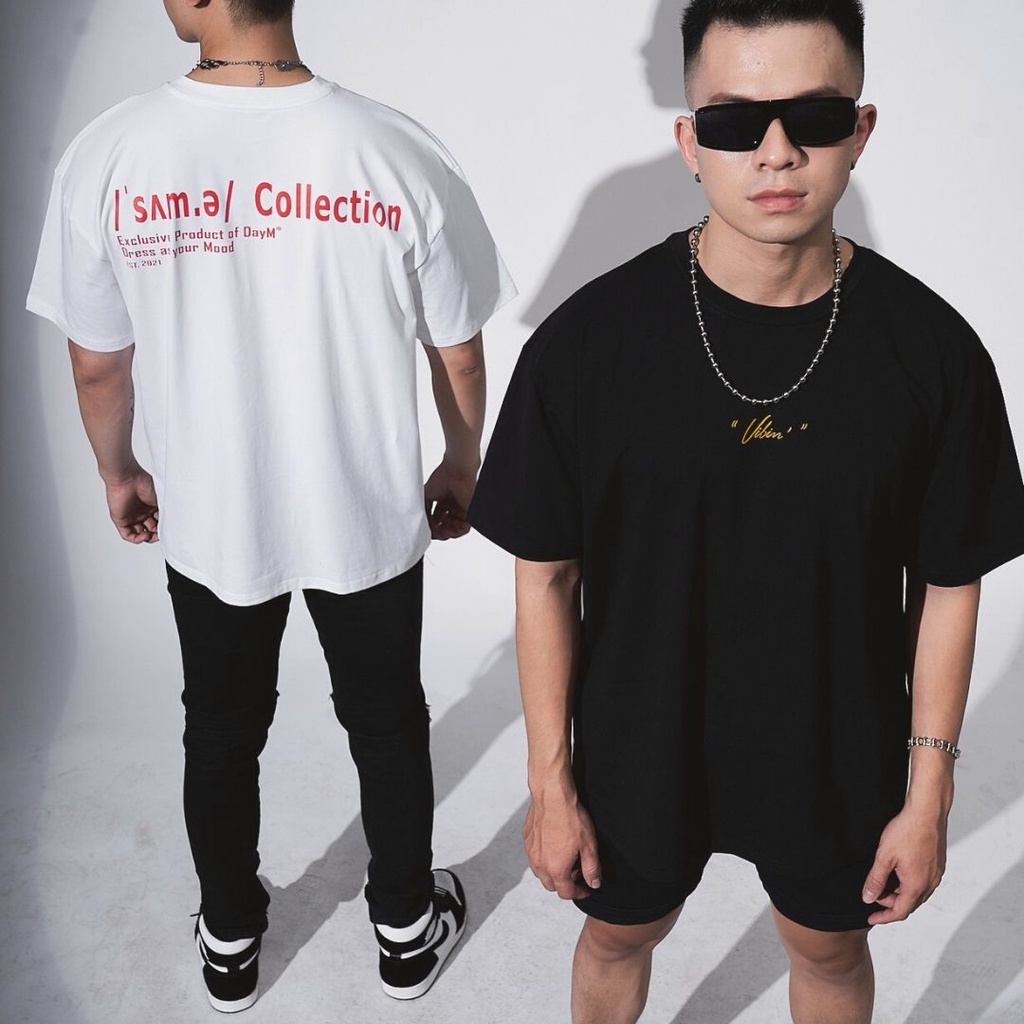 Áo phông DayM oversize 100% cotton - Vibin' | BigBuy360 - bigbuy360.vn