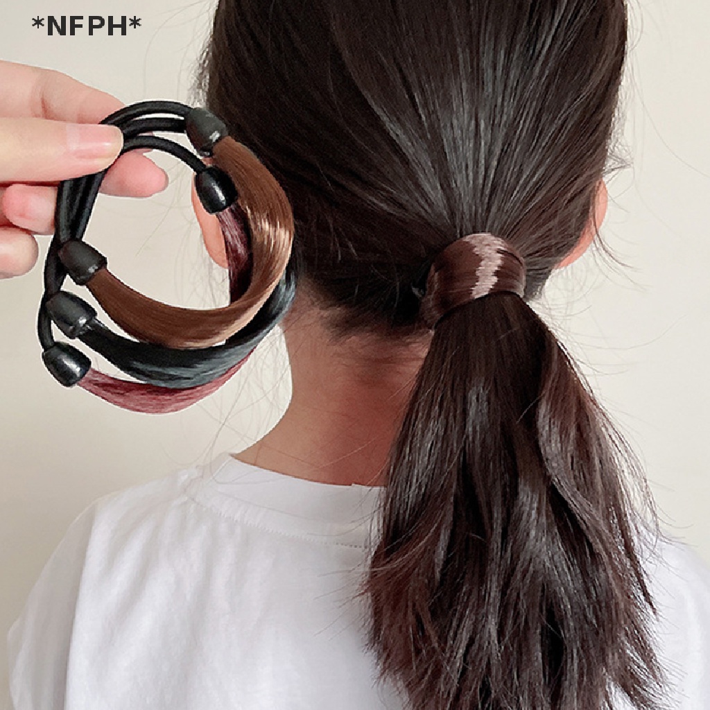 Dây Cột Tóc Giả Co Giãn Hình Tóc Giả Thời Trang