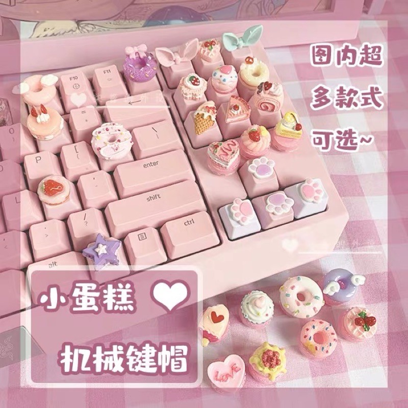 ✨🌈keycap hồng, keycap đồ ăn dành cho phím cơ🍰🍭 | BigBuy360 - bigbuy360.vn