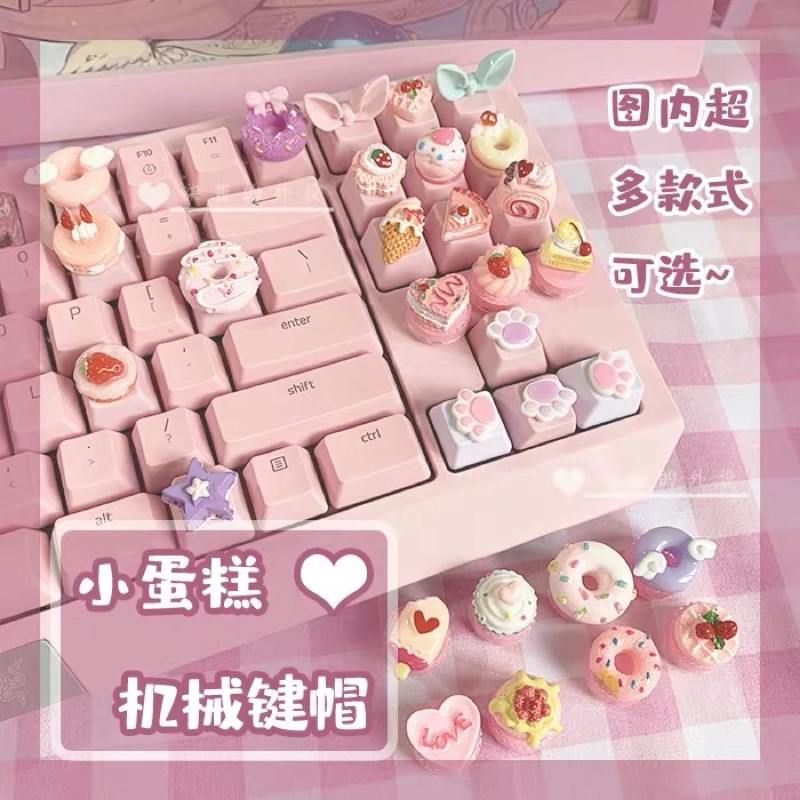 ✨🌈keycap hồng, keycap đồ ăn dành cho phím cơ🍰🍭
