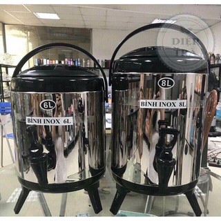 Bình Ủ Trà Giữ Nhiệt Inox 304 (6L - 8L - 10L - 12L) (Phổ biến nhất là bình 8L)