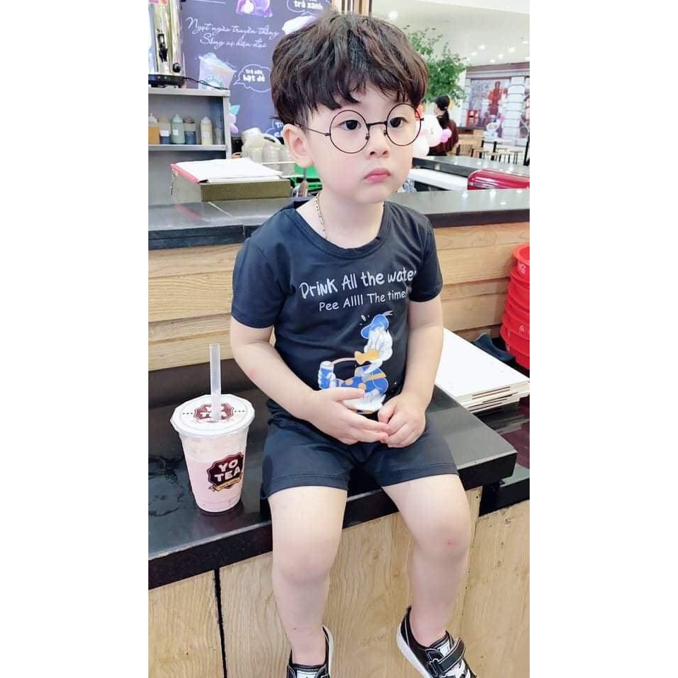 Quần Áo Trẻ Em | Bộ Cộc Tay Len Tăm Kiểu Dáng Thời Trang Xịn Xò Size 5 - 15 kg Quần áo mùa hè cotton tăm