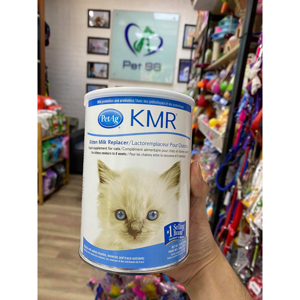 Sữa Bột Cao Cấp Cho Mèo Con KMR - Lon Thiếc 340g