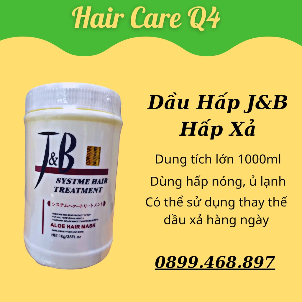 Dầu hấp tóc thay thế dầu xả tóc J&amp;B ( hấp dầu trứng gà) 1000ml - Hair Care Q4