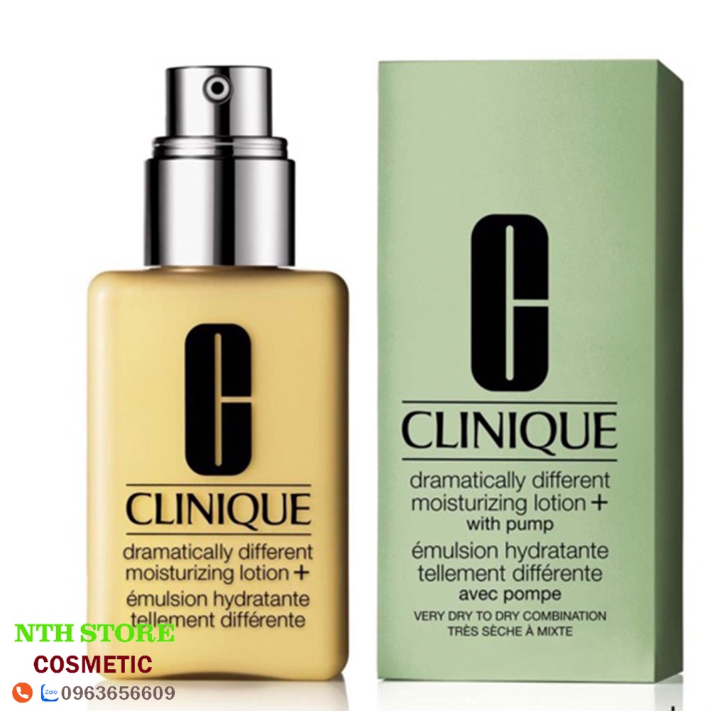 Kem lót  Clinique Dramatically Different Moisturizing dưỡng ẩm 125ml