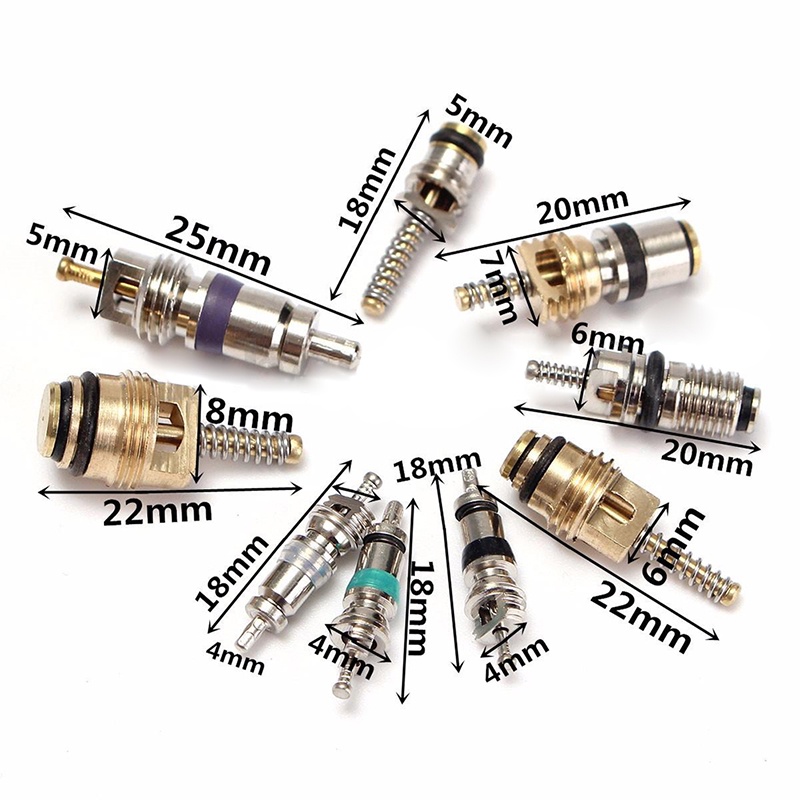 Bộ 134 Lõi Van R134A A / C Cho Máy Điều Hòa Xe Hơi