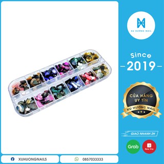 Set sỏi hàn quốc trang trí móng - set 12 màu
