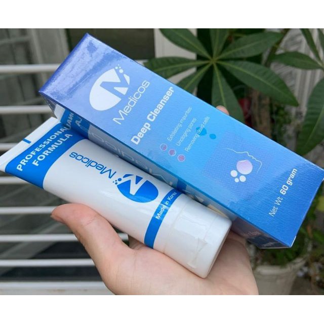 SỮA RỮA MẶT NGỪA MỤN MEDICOS(60g)*LÀM TRẮNG DA DƯỠNG ẨM,SẠCH NHỜN*HÀNG LIÊN DOANH KOREA