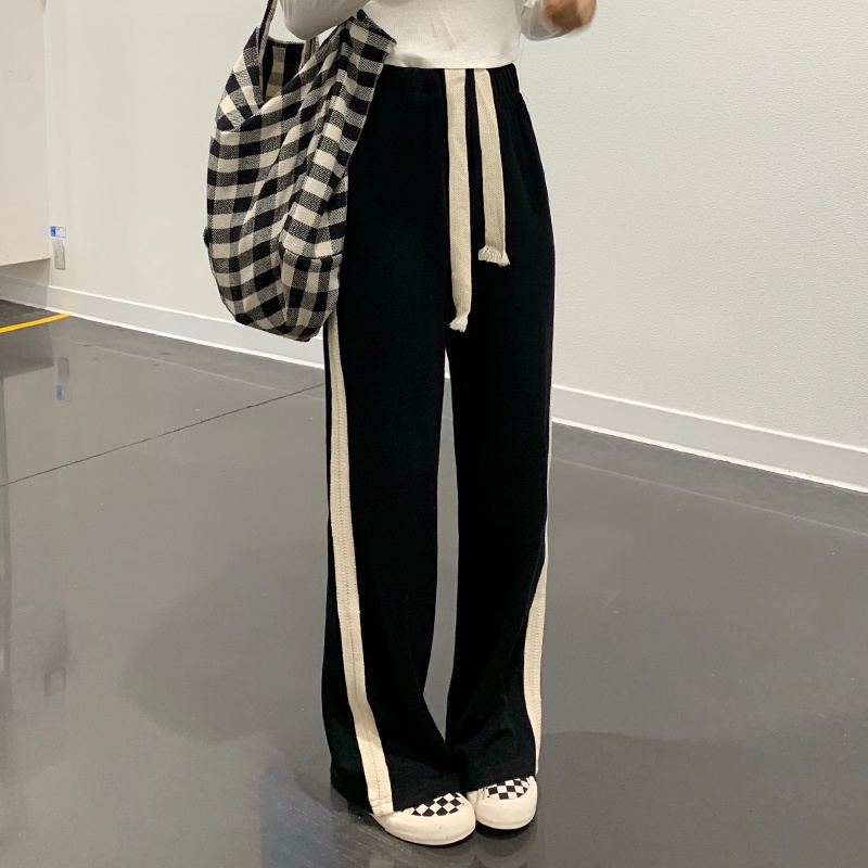 Quần ống rộng lưng cao thời trang cho nữ