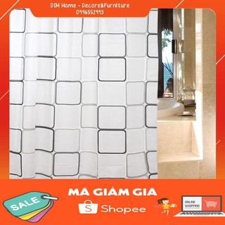 Rèm cửa nhà tắm loại 9 móc 1.8 x1.8 m