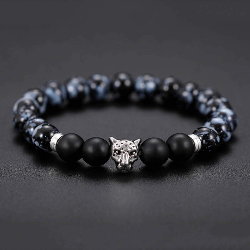 Vòng tay đá mix charm bạc