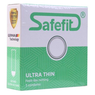 Bao cao su SafeFit Ultra Thin (hộp 3)